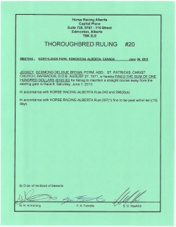 Ruling 020