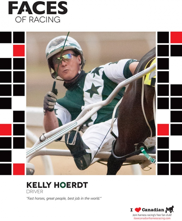 Kelly Hoerdt&#039;s Faces of Racing Poster