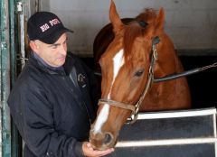 Mike DePaulo and Pender Harbour share a moment... (Kay Photo)