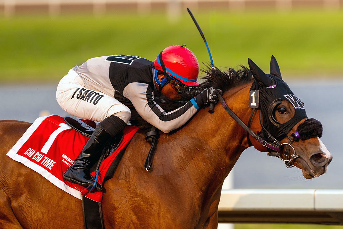 Chi Chi Time with Jockey Kimal Santo