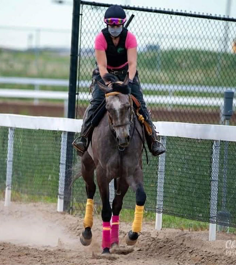 Payday Paynter jogging home at Century Mile 2021