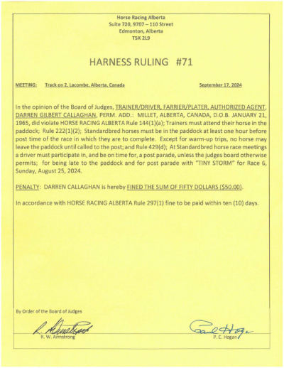 Ruling H071-2024