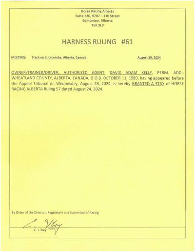Ruling H061-2024