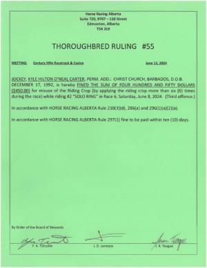 Ruling T055-2024