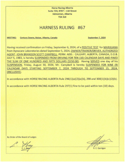 Ruling H067-2024