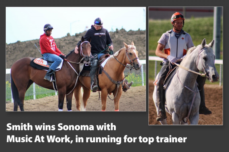 L pic | Craig Smith with Richard Lunan from 2019 — R pic | Craig on Bear Fabulous Son 