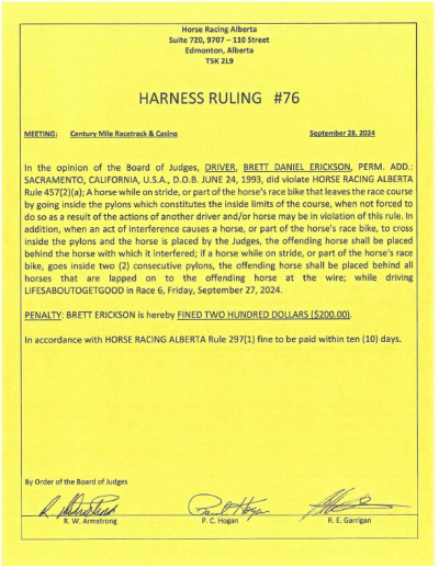 Ruling H076-2024