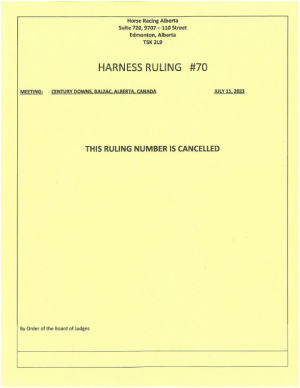 Ruling H070-2023
