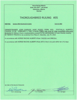 Ruling T035-2022