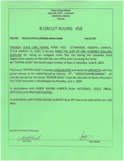 Ruling B018-2024