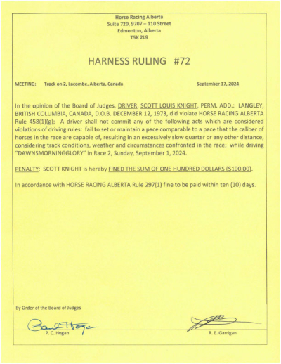 Ruling H072-2024