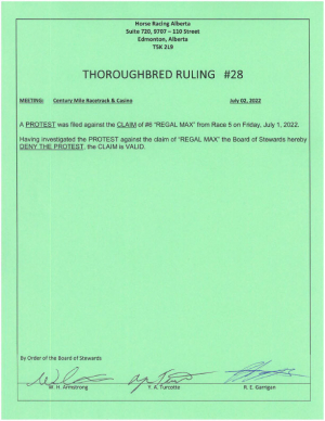 Ruling T028-2022
