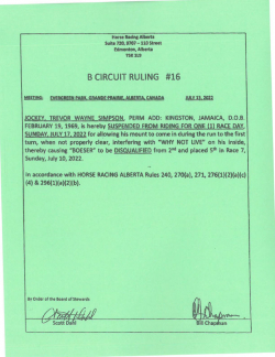 Ruling B016-2022