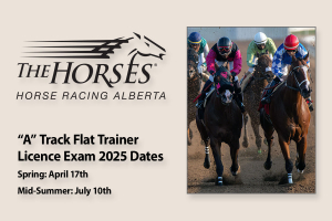 "A" Track Flat Trainers' Licence Exam Dates 2025