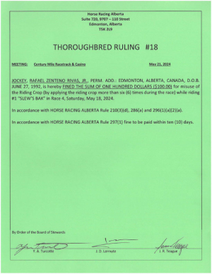 Ruling T018-2024