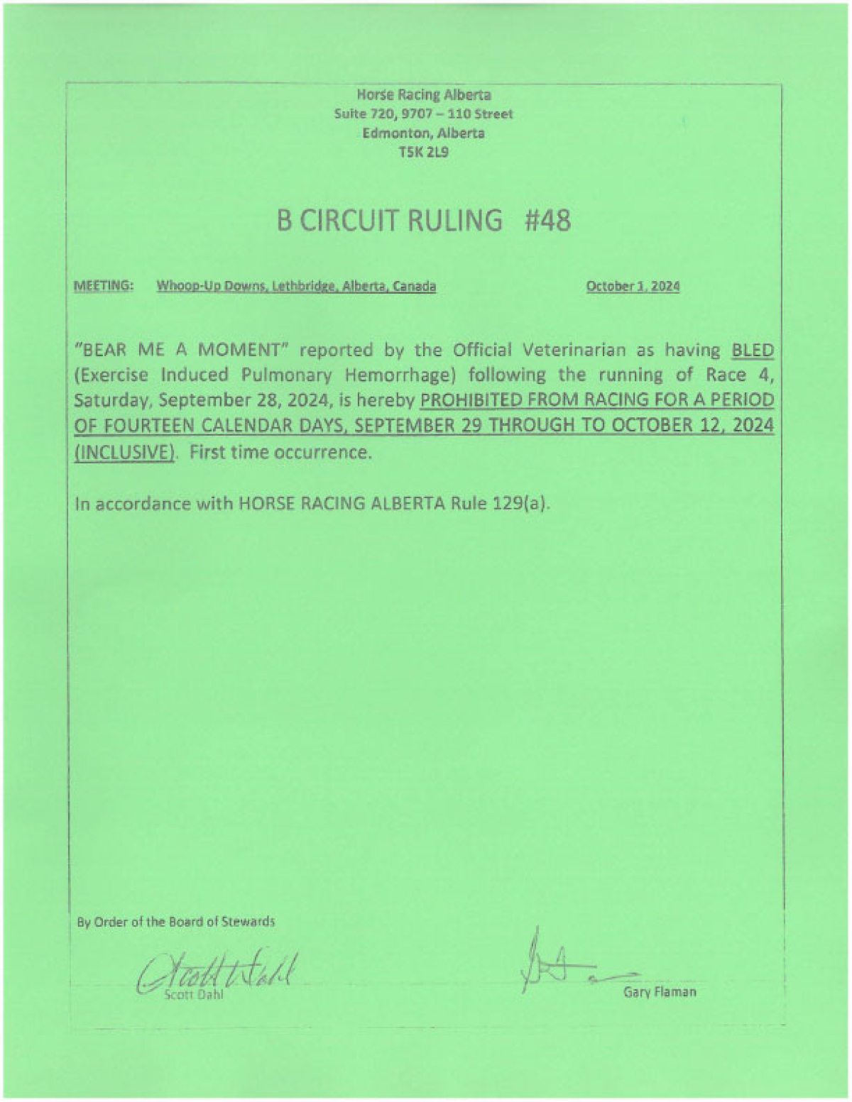 Ruling B048-2024
