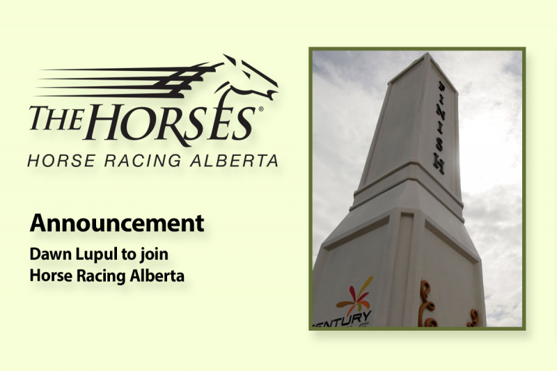 Announcement: Dawn Lupul to join Horse Racing Alberta