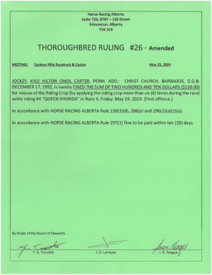 Ruling T026-2024