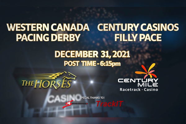 New Year's Eve at Century Mile | Western Canada Pacing Derby & Century Casinos Filly Pace