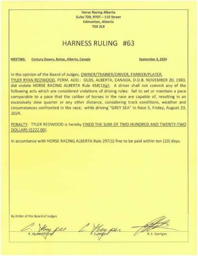 Ruling H063-2024