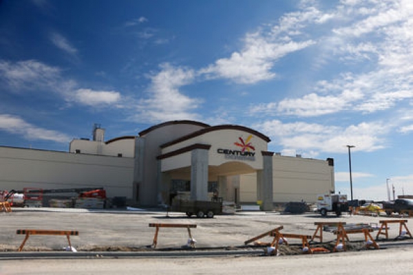 Construction continues at the new Century Downs racetrack and casino just north of Calgary, Alta., on Thursday March 19, 2015. 