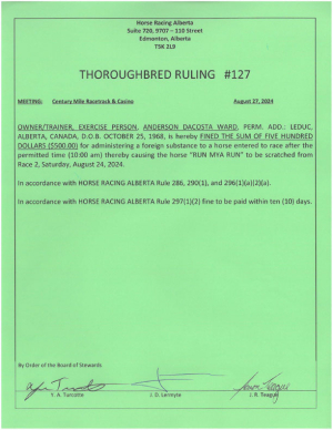 Ruling T127-2024