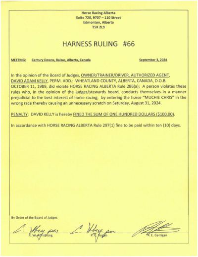 Ruling H066-2024