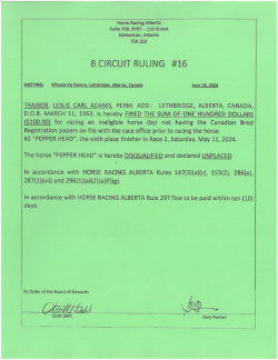 Ruling B016-2024