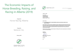 The Economic Impacts of Horse Breeding, Raising and Racing in Alberta (2019)