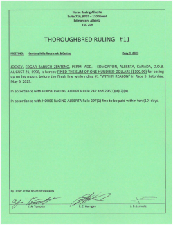 Ruling T011-2023