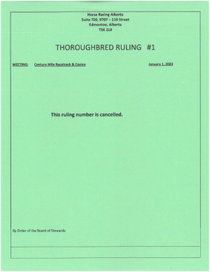 Ruling T001-2023